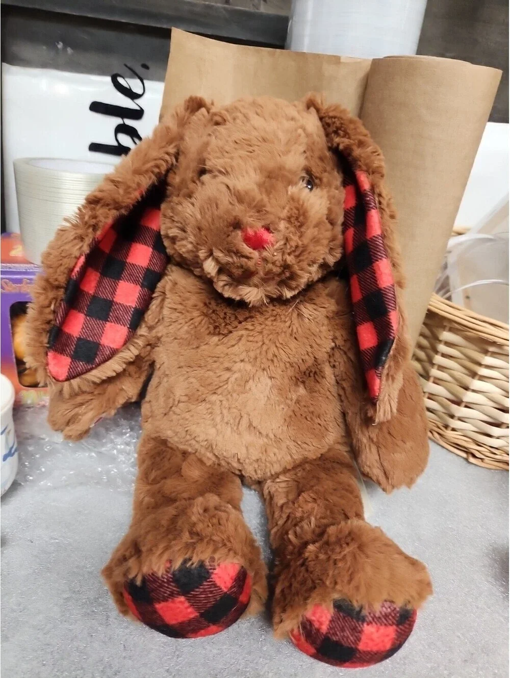 BUILD A BEAR Buffalo Pawlett Bunny  Rabbit Christmas 2023 Edition!.